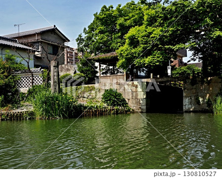 柳川川下りの風景 130810527