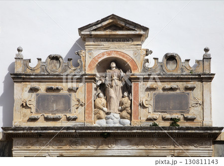 Church of St. Peter in Obidos, Portugal showcasing intricate stonework and sculpture Church of St. Peter in Obidos, Portugal showcasing intricate stonework and sculpture 130811143
