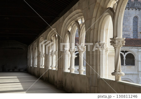 Cloister of Monastery Santa Maria in Alcobaca, Portugal Cloister of Monastery Santa Maria in Alcobaca, Portugal 130811246
