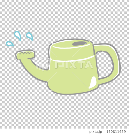 カラフルなじょうろのイラスト 130811439
