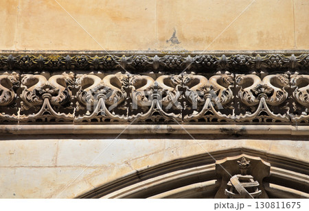 Intricate architecture of Batalha Monastery in Portugal, a UNESCO World Heritage site Intricate architecture of Batalha Monastery in Portugal, a UNESCO World Heritage site 130811675