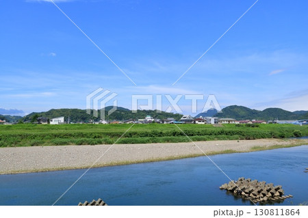 静岡県・伊豆の国市・狩野川 130811864