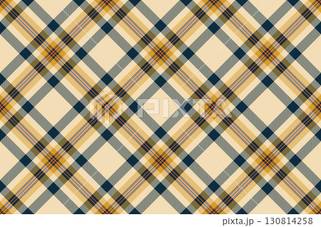 Seamless tartan pattern in warm, autumnal tones. A classic check ideal for textile design, backgrounds, and evoking a cozy, traditional feel. Versatile, elegant texture. 130814258