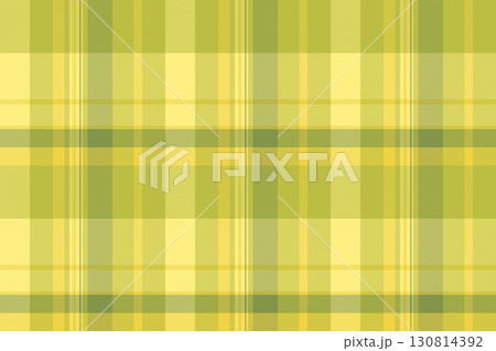 A vibrant, fresh plaid pattern in shades of green and yellow, ideal for backgrounds, textiles, or decorative designs. Suggests warmth, comfort, and classic style. 130814392