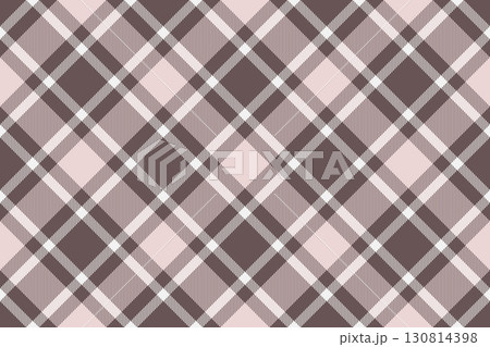 Classic plaid pattern featuring intersecting stripes, a timeless textile design. Ideal for backgrounds, fabric design, or creating a warm, cozy atmosphere. 130814398
