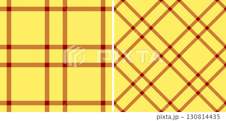 Plaid seamless textile of texture check tartan with a fabric pattern background vector. Set in halloween colors. Fashion design sample ideas. 130814435