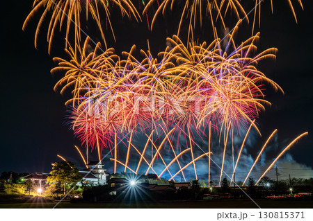 《千葉県》利根川花火大会と関宿城・千葉県野田市側から撮影 《千葉県》利根川花火大会と関宿城・千葉県野田市側から撮影 130815371