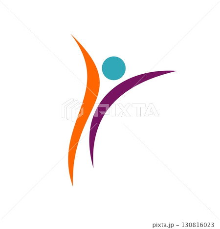 Human Shape Logo Template Illustration Design. Vector EPS 10. 130816023