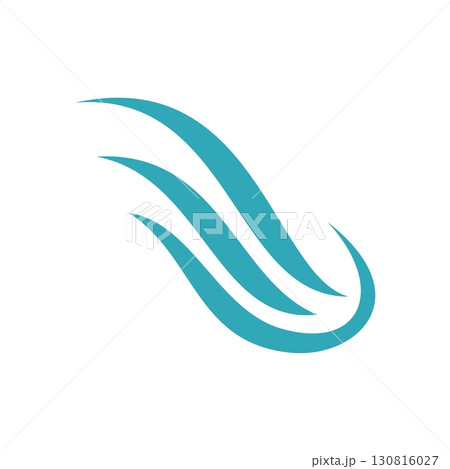 Wing Swoosh Logo Template Illustration Design. Vector EPS 10. 130816027