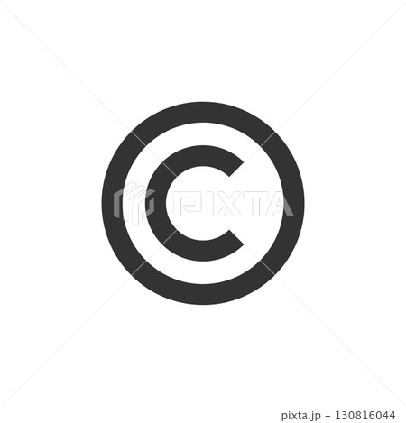 C Letter Copyright Logo Template Illustration Design. Vector EPS 10. C Letter Copyright Logo Template Illustration Design. Vector EPS 10. 130816044