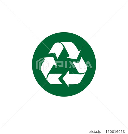 Recycle Icon Vector Logo Template Illustration Design. Vector EPS 10. Recycle Icon Vector Logo Template Illustration Design. Vector EPS 10. 130816058