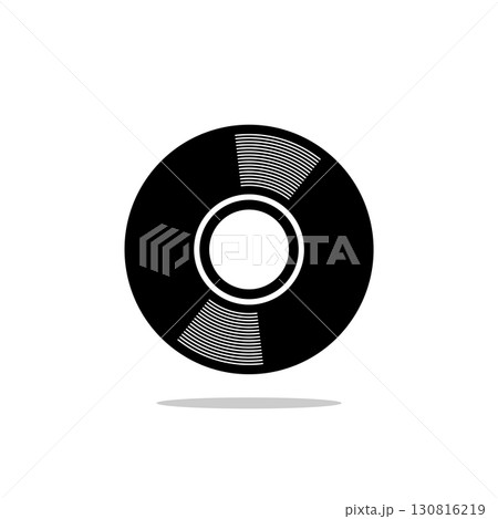 Compact Disc Logo Template Illustration Design. Vector EPS 10. Compact Disc Logo Template Illustration Design. Vector EPS 10. 130816219