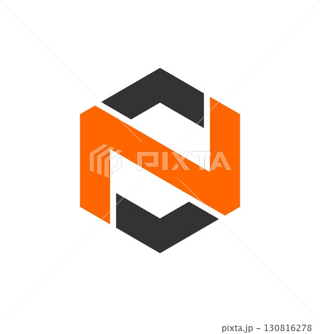 Letter N Hexagonal Logo Template Illustration Design. Vector EPS 10. Letter N Hexagonal Logo Template Illustration Design. Vector EPS 10. 130816278