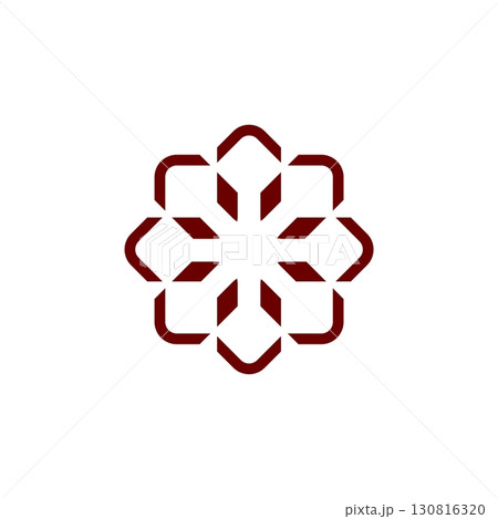 Flower Pattern Ornamental Logo Template Illustration Design. Vector EPS 10. Flower Pattern Ornamental Logo Template Illustration Design. Vector EPS 10. 130816320