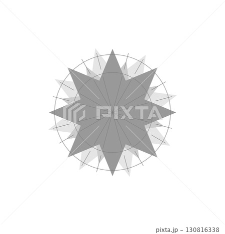 Star Compass Rose Logo Template Illustration Design. Vector EPS 10. Star Compass Rose Logo Template Illustration Design. Vector EPS 10. 130816338