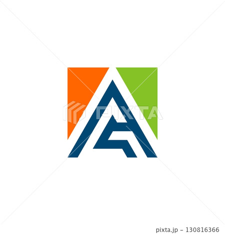 G A Letter Triangle Logo Template Illustration Design. Vector EPS 10. 130816366
