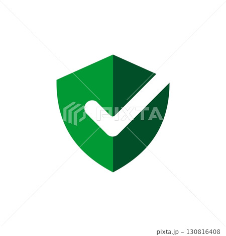 Green Check Mark Logo Template Illustration Design. Vector EPS 10. 130816408