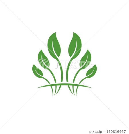 Green Leaves Logo Template Illustration Design. Vector EPS 10. Green Leaves Logo Template Illustration Design. Vector EPS 10. 130816467