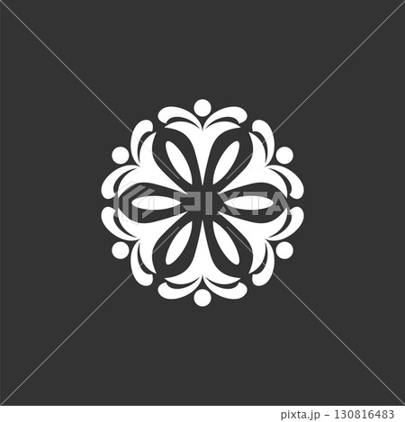 Ornamental Flower Logo Template Illustration Design. Vector EPS 10. 130816483