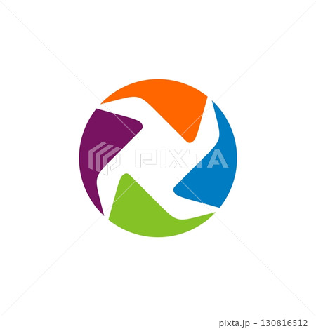Circle Abstract Quote Logo Template Illustration Design. Vector EPS 10. 130816512
