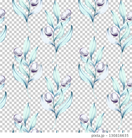 Olives and olive oil seamless pattern background wallpaper inspired by Italian cuisine and nature showcasing the beauty of nutritious food 130816635