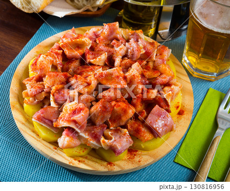 Spanish dish - roasted pig ears 130816956