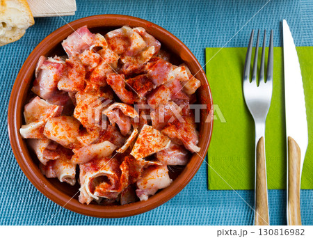 Spanish dish - roasted pig ears 130816982