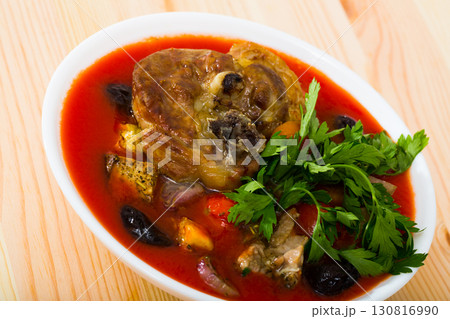 Delicious rich tomato soup 130816990