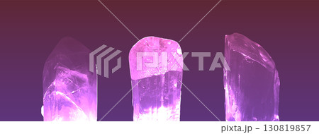 Vibrant Multicolored Crystals. Perfect for Fantasy and Healing Concepts 130819857