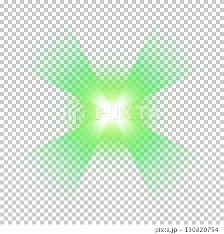 Green circular radial light burst spreading on transparent background Green circular radial light burst spreading on transparent background 130820754