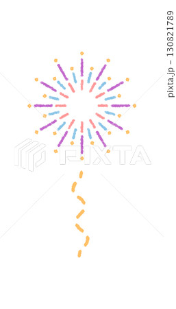 Crayon firework burst pattern with festive sparkle. Star and magic circle element for celebration theme in playful colorful style. Express joy and burst of creative spark for any party or holiday Crayon firework burst pattern with festive sparkle. Star and magic circle element for celebration theme in playful colorful style. Express joy and burst of creative spark for any party or holiday 130821789