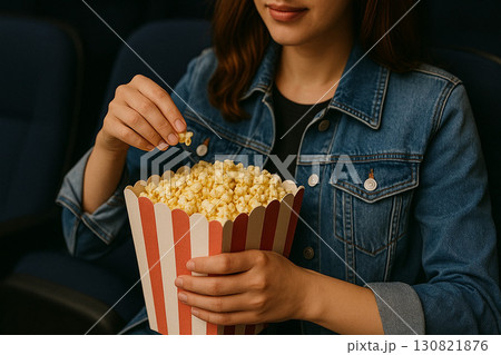 映画館で食べるポップコーン 映画館で食べるポップコーン 130821876