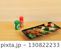 焼き鳥と一味唐辛子と山椒 130822233