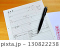 履歴書の記入と投函 130822238
