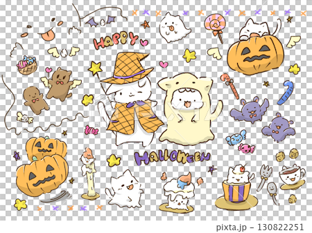 貓咪萬聖節派對 130822251