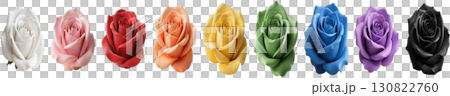 カラフルな薔薇 カラフルな薔薇 130822760