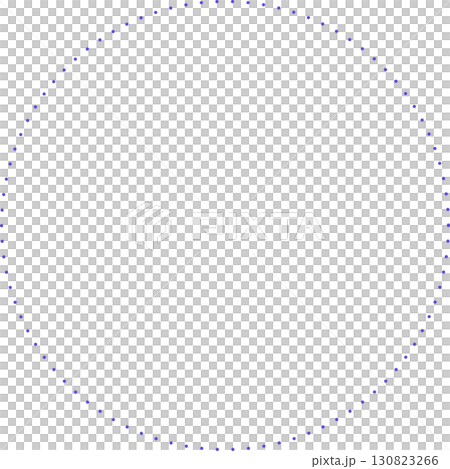 シンプルな正円のアイコン。紫色。丸いドットの破線。シンプルで使いやすい。 130823266