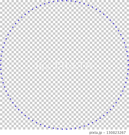 シンプルな正円のアイコン。紫色。丸いドットの破線。シンプルで使いやすい。 シンプルな正円のアイコン。紫色。丸いドットの破線。シンプルで使いやすい。 130823267
