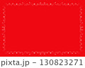 クリスマス背景イメージ（キラキラフレーム） 130823271