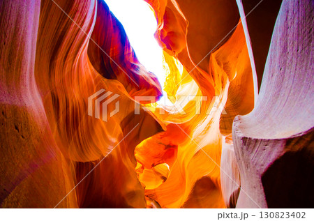 アメリカ・アリゾナ州のロウワー・アンテロープ・キャニオン アメリカ・アリゾナ州のロウワー・アンテロープ・キャニオン 130823402