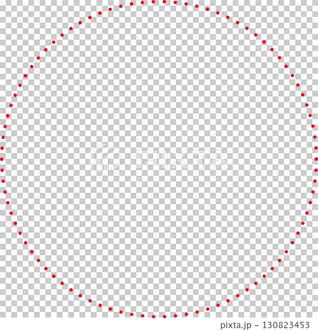 A simple red circle frame. A frame made of round dots and dashed lines. Easy to use with ample text space. A simple red circle frame. A frame made of round dots and dashed lines. Easy to use with ample text space. 130823453