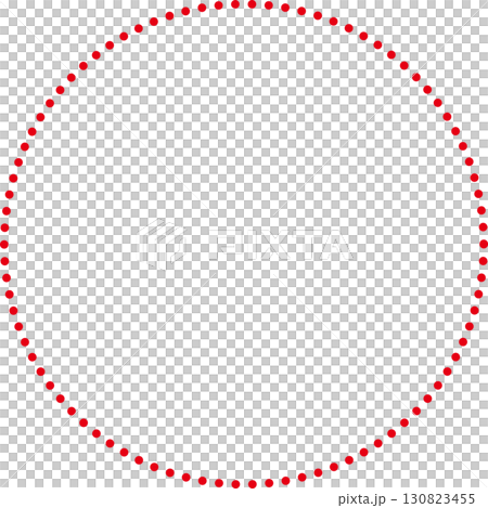 A simple red circle frame. A frame made of round dots and dashed lines. Easy to use with ample text space. A simple red circle frame. A frame made of round dots and dashed lines. Easy to use with ample text space. 130823455
