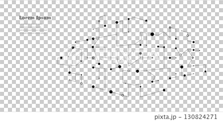 幾何抽象矩形電路科學背景透明 幾何抽象矩形電路科學背景透明 130824271