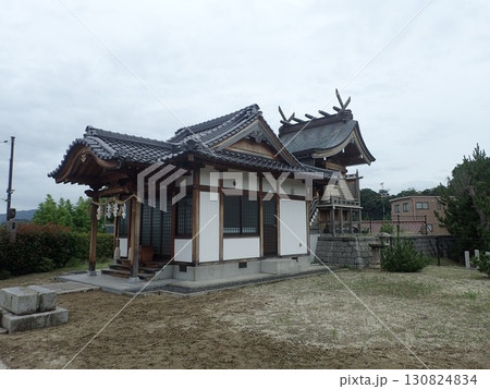 山口県岩国市にあり菅原道真を祀っている神社である今津天満宮(いまづてんまんぐう) 山口県岩国市にあり菅原道真を祀っている神社である今津天満宮(いまづてんまんぐう) 130824834