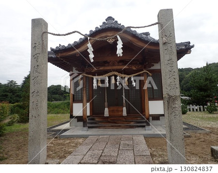 山口県岩国市にあり菅原道真を祀っている神社である今津天満宮(いまづてんまんぐう) 山口県岩国市にあり菅原道真を祀っている神社である今津天満宮(いまづてんまんぐう) 130824837