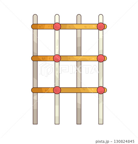 illustration of building frame 130824845