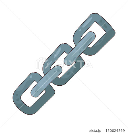 illustration of chain illustration of chain 130824869