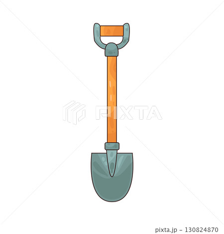illustration of shovel illustration of shovel 130824870