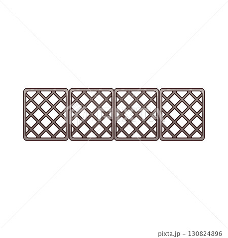 illustration of fence 130824896