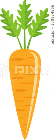 かわいい人参のイラスト 130824956